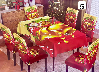 SET MANTEL CON FORROS NAVIDEÑO