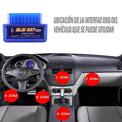 Escáner Automotriz Vehicular Bluetooth