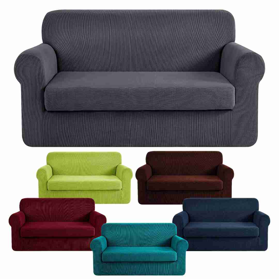 Forro Sofá +Funda Cojín (Unicolor)