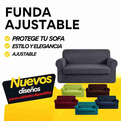 Forro Sofá +Funda Cojín (Unicolor)